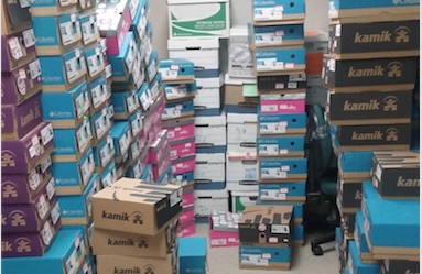 Juneau Fred Meyer Donates Warm Winter Boots